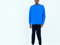 Saks O Collar Print Detailed Relax Fit Men's Sweatshirt - 88284