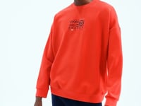Fiesta O Neck Print Detailed Relax Fit Men's Sweatshirt - 88284