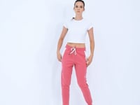 Wild Rose Laced Striped Detailed Relax Fit Women's Tracksuit Bottom - 94645