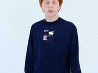 Indigo Printed Boys' Sweatshirt - 11175