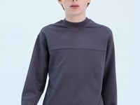 Dark Grey Basic Boys' Sweatshirt - 11173