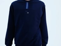 Indigo O Collar Boys' Sweatshirt - 11178