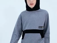 Grey Melange Standard Fit Boys' Sweatshirt - 11179