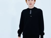 Black O Collar Boys' Sweatshirt - 11178