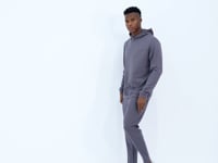 Kelvin Dark Gray Kelvin Basic Men's Tracksuit Set - 85230