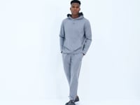Rex Gray Melange Basic Men's Tracksuit Set - 85232