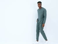 Keith Khaki Basic Men's Tracksuit Set - 85231