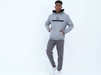 Dark Grey Laced Front Stitch Detailed Standard Fit Men's Tracksuit Bottom - 84994