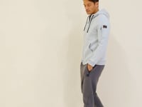 Dark Grey Laced Men's Tracksuit Bottom - 82110