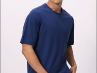 Parlament Cotton Thick Soft Textured Oversize Fit Basic Men's T-Shirt - 88377