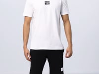 White - Black Cotton Soft Textured Standard Fit Printed Men's Shorts Set - 85243