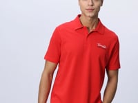 Fiesta Cotton Thick Soft Textured Standard Fit Printed Polo Collar Men's T-Shirt - 88346