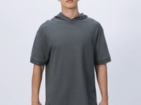 Cotton Thick Textured Surface Oversize Fit Basic Men's T-Shirt - 88335