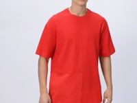 Fiesta Cotton Thick Textured Surface Oversize Fit Basic Men's T-Shirt - 88337