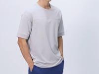 Stone Washed Cotton Thick Soft Textured Oversize Fit Basic Men's T-Shirt - 88349