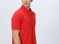Fiesta Cotton Thick Soft Textured Standard Fit Basic Polo Collar Men's T-Shirt - 88351