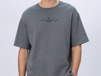 Cotton Thick Soft Textured Oversize Fit Printed Men's T-Shirt - 88321