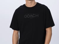 Black Cotton Thick Soft Textured Oversize Fit Printed Men's T-Shirt - 88329