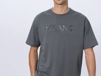 Cotton Thick Soft Textured Oversize Fit Printed Men's T-Shirt - 88345
