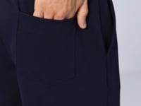 Grey Melange Cotton Thick Soft Textured Comfort Fit Basic Men's Shorts - 81274