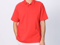 Fiesta Cotton Thick Soft Textured Oversize Fit Basic Polo Collar Men's T-Shirt - 88327