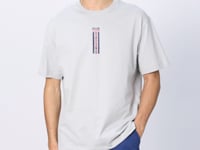 Stone 100% Cotton Thick Soft Textured Oversize Fit Printed Men's T-Shirt - 88360