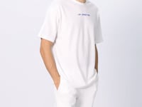Ecru Cotton Thick Textured Surface Oversize Fit Printed Men's T-Shirt - 88364