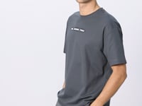 Cotton Right Thick Textured Surface Oversize Fit Printed Men's T-Shirt - 88365