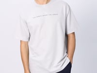 Black Cotton Thick Textured Surface Oversize Fit Printed Men's T-Shirt - 88371