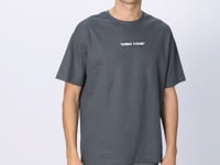 Cotton Right Thick Textured Surface Oversize Fit Printed Men's T-Shirt - 88372