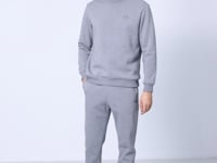 Andy Grey Melange Hooded Men's Tracksuit Set - 85190