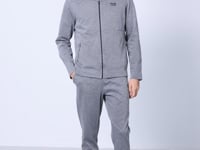 Carlos Grey Melange Standard Cut Men's Tracksuit Set - 85209