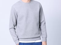 Grey Melange Basic O Neck Comfort Fit Men's Sweatshirt - 88053
