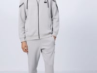 Stone Cotton Thick Soft Textured Comfort Fit Printed Men's Tracksuit Set - 85236