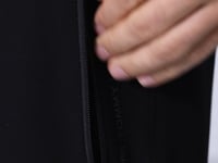 Black Zipper Pocket Standard Fit Classic Hem Men's Capri - 83091