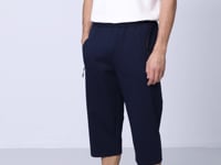 Indigo Zippered Pocket Standard Fit Classic Hem Men's Capri - 83091