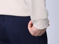 Indigo Zippered Three-Pocket Slim Fit Classic Cuffed Men's Tracksuit Bottom - 84671