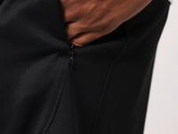 Black Polyester Thick Soft Comfort Fit Men's Shorts - 81271