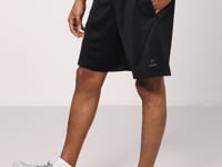 Black Polyester Thick Soft Comfort Fit Men's Shorts - 81273