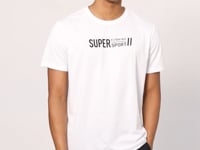 White Polyester Breathable Textured Thin Flexible Standard Fit Men's Performance T-Shirt - 88385