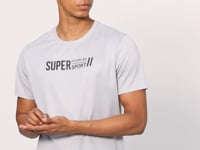 Breathable Textured Thin Flexible Standard Fit Men's Performance T-Shirt - 88385