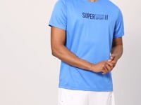 Breathable Textured Thin Flexible Standard Fit Men's Performance T-Shirt - 88385