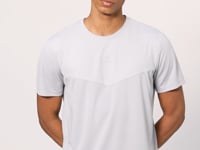 Breathable Textured Thin Flexible Standard Fit Men's Performance T-Shirt - 88391