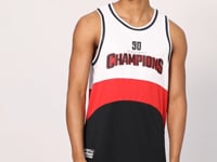 Black Polyester Breathable Textured Thin Flexible Standard Fit Men's Basketball Singlet - 88395