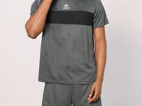 Breathable Polyester Jacquard Thin Flexible Standard Fit Men's Performance T-Shirt - 88398