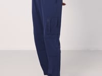 Indigo Polyester Thin Soft Comfort Fit Men's Tracksuit Bottom - 82120