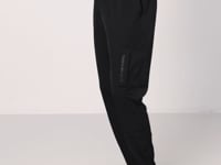 Black Polyester Thin Soft Comfort Fit Men's Tracksuit Bottom - 82120