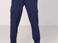 Indigo Polyester Thin Soft Comfort Fit Men's Tracksuit Bottom - 82121