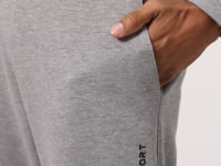 Grey Melange Cotton Thick Soft Textured Comfort Fit Printed Men's Tracksuit Set - 85253