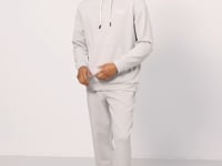 Stone Cotton Thick Soft Textured Comfort Fit Embroidered Men's Tracksuit Set - 85255
